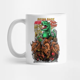 Bring Back Neon Cartoon Monster Merch Mug